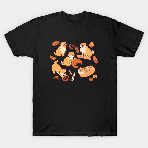 Bread dog T-Shirt by nomsikka